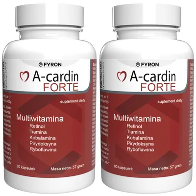 Immagine prodotto di A-cardin Forte - 120 capsule (2 x 60 capsule) - 2 dosi