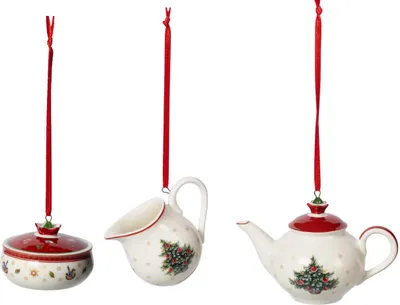 Obrázek produktu pro Villeroy & Boch Ornamente 3-tlg. Hračky Delight Decoration | Kaffeeset : Kaffeeset Motiv: Kaffeeset