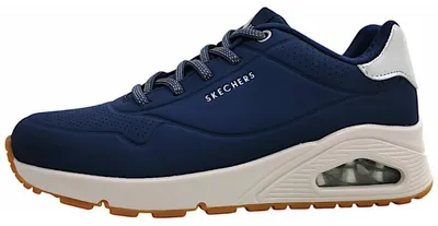 Productafbeelding van Skechers Uno Shimmer Away Damenschuhe Schnürschuhe Sneaker low Blau
