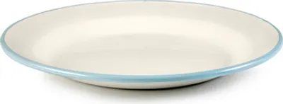 Zdjęcie produktu dla Talerz emaliowany płytki 24cm jasnoniebieski