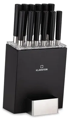 Obrázok produktu pre Klarstein, blok na nože s nožmi, 12 -dielna sada, inšpirované Japonskom