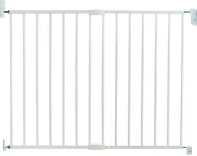 Produktbild von Lindam Erweiterbares Tür-/Treppenschutzgitter mit Wandbefestigung, 64,5 - 102 cm, 051679, weiß