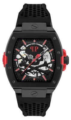 Obrázok produktu pre Philipp Plein – PWJFA1626 – Náramkové hodinky – Pánske – Automatické – The $keleton 2.0