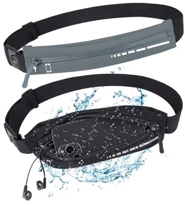 Produktbild von Laufgürtel Set mit Handyhalter und Geldbörse - 2 Stück, schmal und bequem