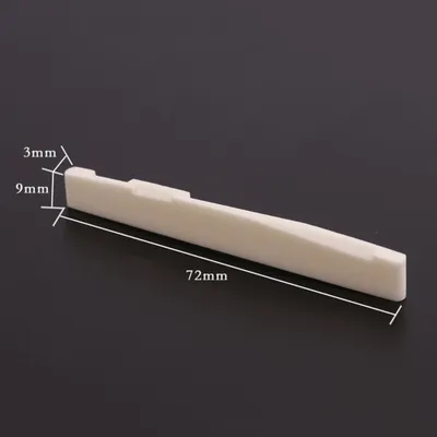 Obrázek produktu pro Kytarová sedlová matice White Cattle Bone pro 41palcovou lidovou kytaru