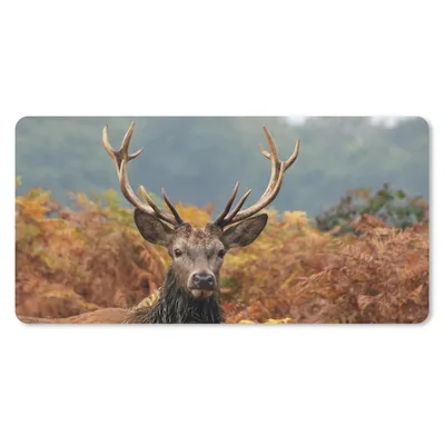 Produktbild von MuchoWow® Mauspad Mousepad Hirsch - Baum - Herbst 60x30 cm - Mousepads - Maus Mat - Pad - Mausunterlage - Nachhaltig