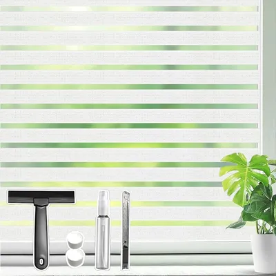 Obrázek produktu pro Samolepicí okenní fólie s pruhy, matná, rozměry 30 x 200 cm