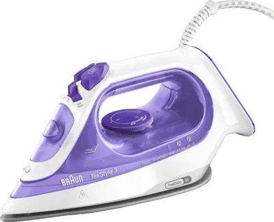 Produktbild von BRAUN HH Bügeleisen 2350W 270ml FreeGlide 3D Keramik violett-weiss SI 3042 VI