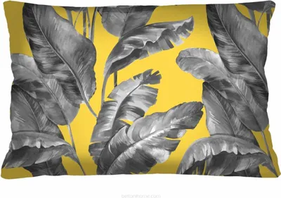 Produktbild von ARCO DESIGN Dekokissen "Bananeria" Farbig Stoffbezug 40 x 60 cm Dekokissen mit Füllung Dekokissen für Wohnzimmer Schlafzimmer