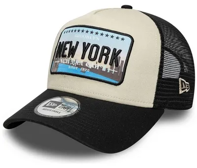 Produktbild von New Era A-Frame Trucker Cap Location Patch USA New York