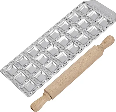 Produktbild von GSD Raviolibereiter Classic mit Teigrolle 29x18x3cm