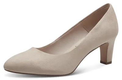 Obrázok produktu pre Tamaris dámske lodičky s klasickým okrúhlym blokovým podpätkom na dotyk 1-22418-41, veľkosť:41 EU, farba:béžová