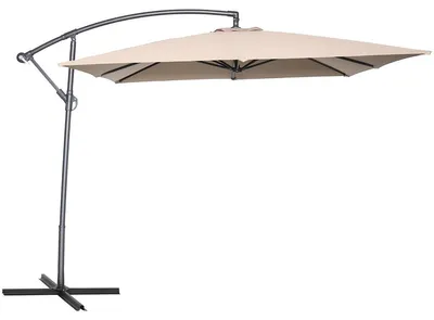 Produktbild von Garden Impressions Corfu Sonnenschirm - 250x250 cm - carbon black - Taupe