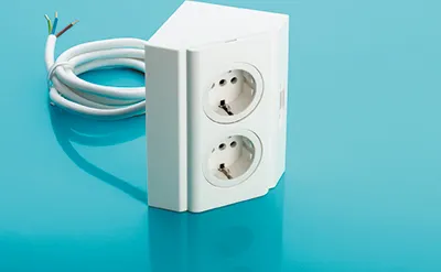 Produktbild von Naber, Eckbox 3, weiß   - Relingsysteme
