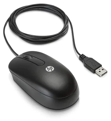 Immagine prodotto di Hp 672652–001 Mouse Ottico Usb Per Pc/mac Con Filo Wired 674316-001 672654-001