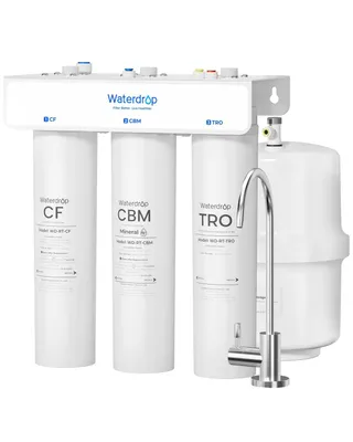 Obrázek produktu pro Waterdrop T3-T, reverzní osmózní systém s remineralizací, 7 stupňů, poměr čisté vody k odpadní vodě 2:1, podvodní reverzní osmózní filtr s nádržkou