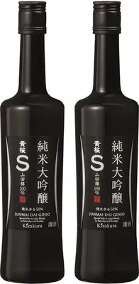 Produktbild von [ 2x 500ml ] KIZAKURA Sake Junmai Daiginjo "S" aus Japan | alc.16% vol.