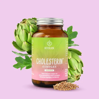 Produktbild von BitterLiebe Cholesterin Kapseln - 3x 120 Kapseln