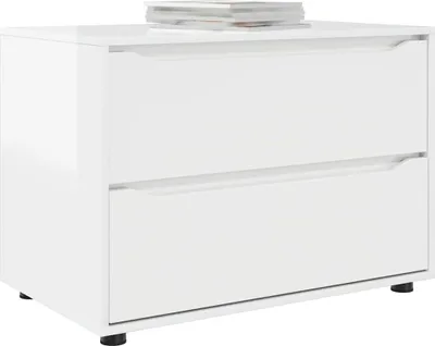 Obrázek produktu pro vidaXL Úložná skříňka ve vysokém lesku bílá 80 x 48 x 57 cm