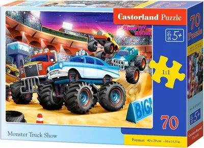 Produktbild von Castorland  Puzzle 70 Monster Truck Show CASTOR 5904438070077