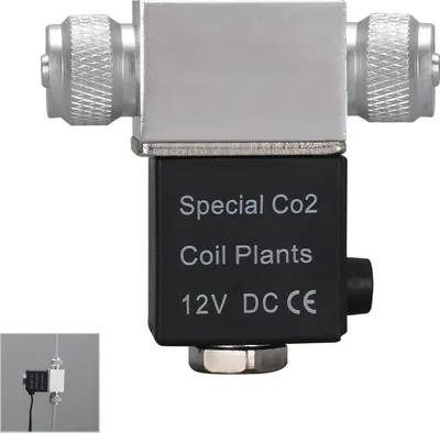 Produktbild von Magnetventil fuer Aquarium CO2-Systemregler DC 12V Ausgang Anschluss 4 * 6mm Rohr- oder Blasenzaehler Doppelkopf Geraeuschlose Niedertemperaturversion