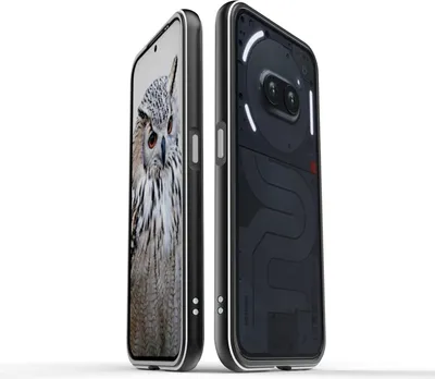 Obrázok produktu pre Kryt s kovovým rámom pre Nothing Phone 2a / Plus Aurora Series, čierny / strieborný