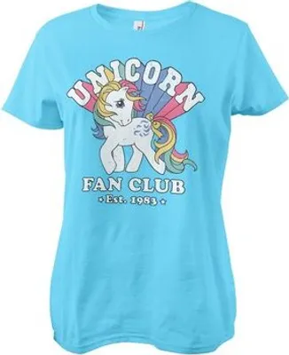 Produktbild von Unicorn Fan Club Girly Tee - Medium - Skyblue