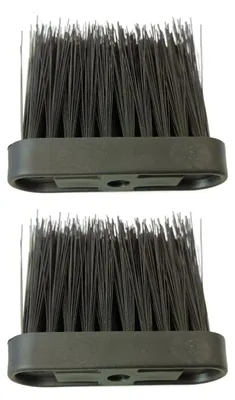 Image de 2 brosses de rechange pour cheminée, compatibles avec les accessoires de cheminée, les foyers et les brosses de cheminée