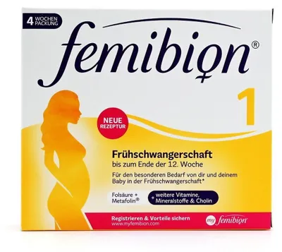 Image de Femibion 1 comprimés début de grossesse, 28 comprimés