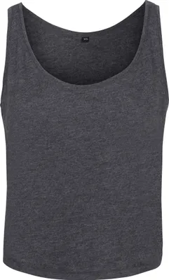 Zdjęcie produktu dla Damski oversize tank top - Kolor: Charcoal (Heather) - Rozmiar: M