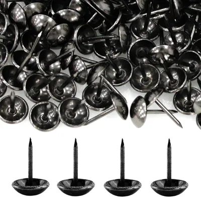 Image de Solidchoice - 500 clous noirs pour projets de meubles
