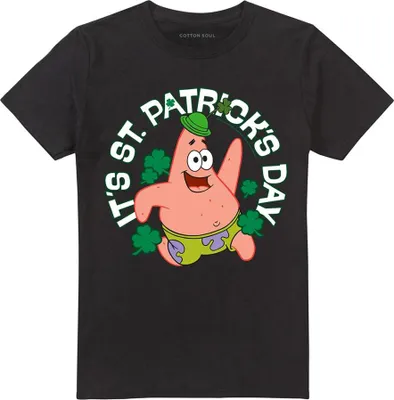 Produktbild von SpongeBob SquarePants - "It Is" T-Shirt für Herren/Damen Uni, St Patricks-Tag TV21474 (4XL) (Schwarz)