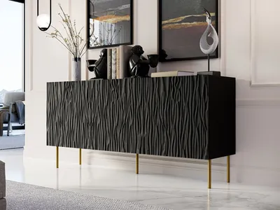 Immagine prodotto di Cassettiera con ante LIMON 1 - nero