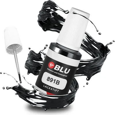 Produktbild von BLU Auto Lackstift Schwarz kompatibel für Fiat 891B NeroProvocatore | Auto Lack Reparatur Ausbesserungslack