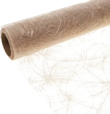 Produktbild von Deko Vlies Tischläufer Beige Sizoweb 30cm x 5m für Dekoration