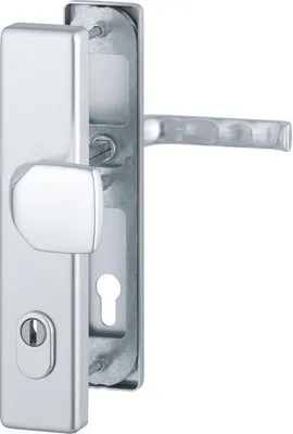 Zdjęcie produktu dla HOPPE Security furniture London 61G/2222ZA/2210/113 Alu.F1 92mm 67-72mm - 3673403