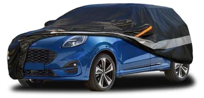 Obrázok produktu pre Autopoťah, 10 vrstiev, vodotesný a priedušný, pre model Ford Puma (2019-2023), farba: čierna