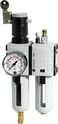 Produktbild von Riegler Wartungseinheit 2-tlg. »FUTURA«, PC, BG 2, G 1/2, 0,5-16 bar, VA