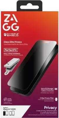 Image de Zagg Invisibleshield Glass Elite Privacy pour Iphone 17