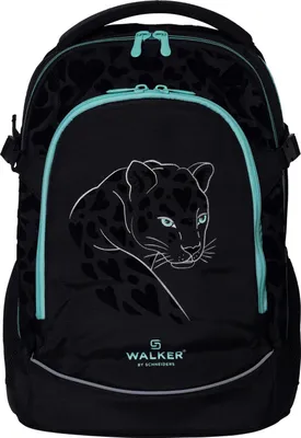 Produktbild von Walker Schulrucksack Rucksack mit Laptopfach Fame 2.0 Backpack 28L Leoheart schwarz