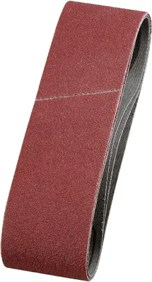 Produktbild von kwb Schleifbänder 40x303 mm aus Edelkorund mit Körnung 40, Spezialverleimung und flexiblem Baumwollgewebe für den groben Schliff von Holz und Metall