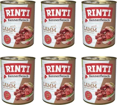Image de Rinti 800 g x 12 Boîte de viande d'agneau véritable