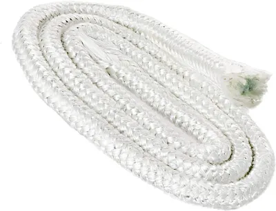 Productafbeelding van 5m glasvezellont rond Ø 10mm voor smeltlicht spirituslamp olielamp voor gezuiverde lampolie paraffineolie permanente lont tuinfakkel paraffinelamp