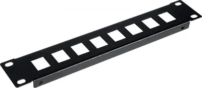 Produktbild von Equip Patchpanel 10" mit Keystone Montage 1U. schwarz