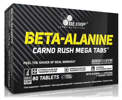 Zdjęcie produktu dla Beta-alanina Carno Rush Mega Tabs (80 tabletek)