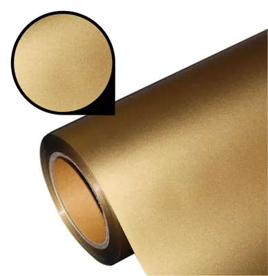 Zdjęcie produktu dla Folia termotransferowa do zdobienia odzieży - Prime SPU-20 Gold - Rolka 25m