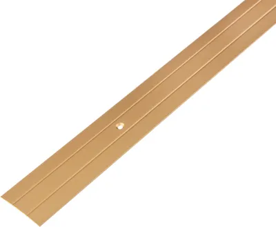 Immagine prodotto di Alberts 476304 Profilo di transizione, con due scanalature, alluminio, anodizzato color oro, 900 x 37,8 mm