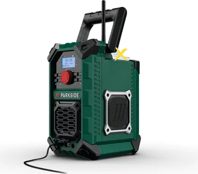 Produktbild von PARKSIDE® Akku-Baustellenradio »PBRA 20-Li B2« 20 V / 12 V oder Netzbetrieb, ohne Akku und Ladegerät