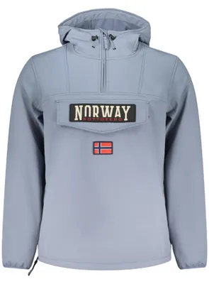 Produktbild von Herren Softshell-Jacke mit Kapuze und Reißverschluss in Blau