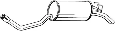 Produktbild von Bosal Endschalldämpfer  148-123